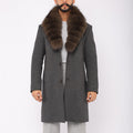 Sable Elegance Cashmere Coat