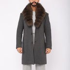 Sable Elegance Cashmere Coat