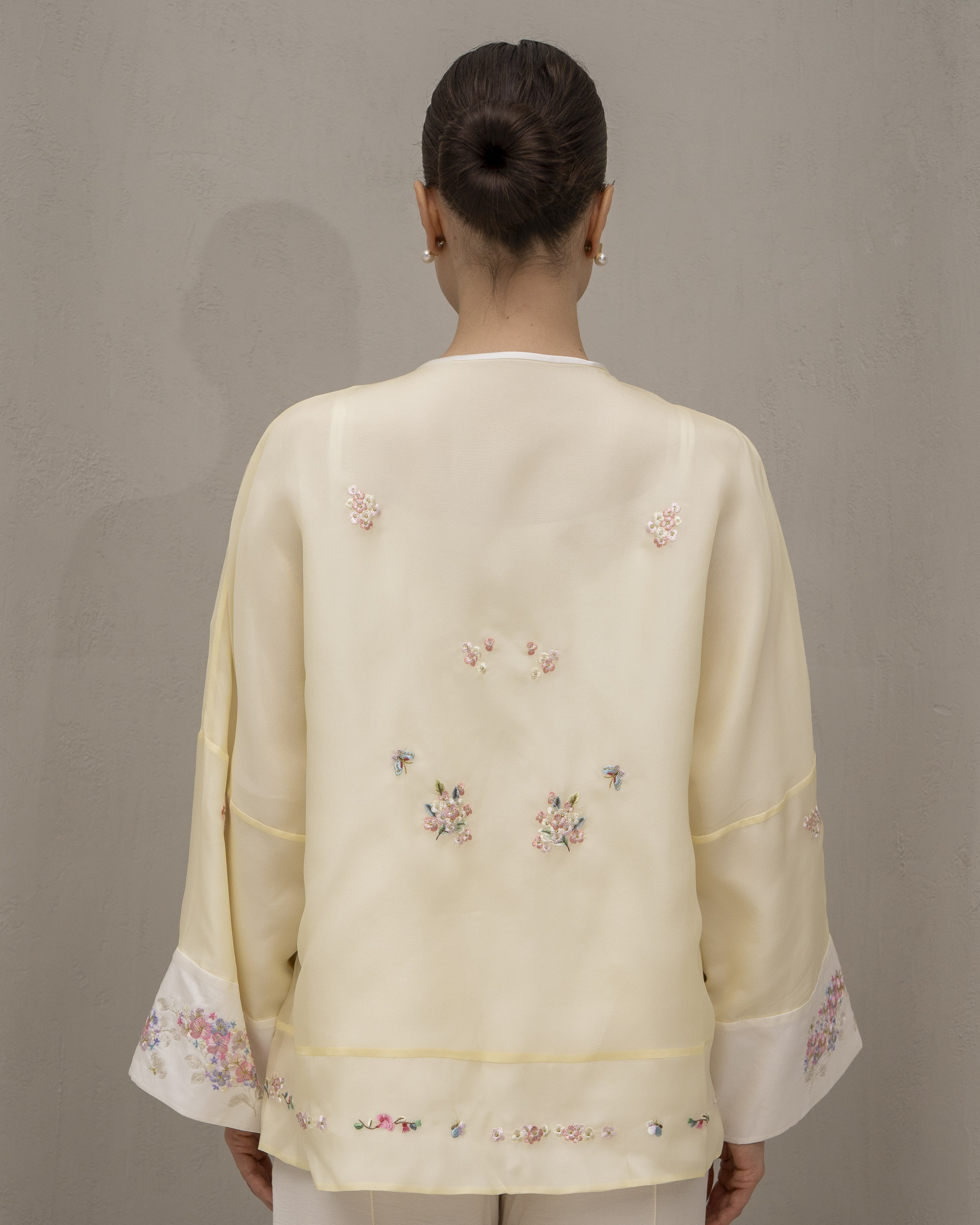 Sunlit Flora Kimono