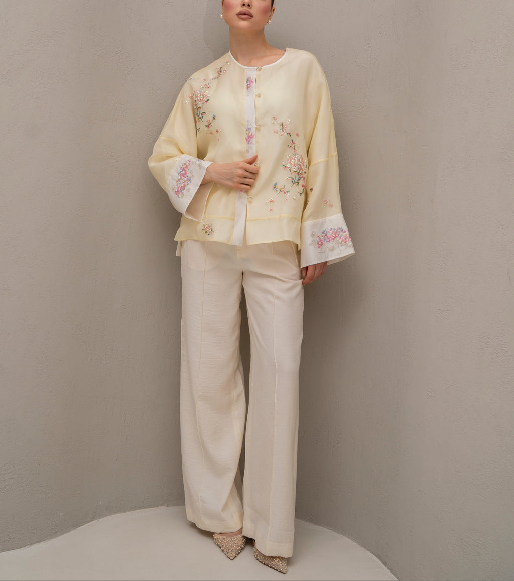 Sunlit Flora Kimono