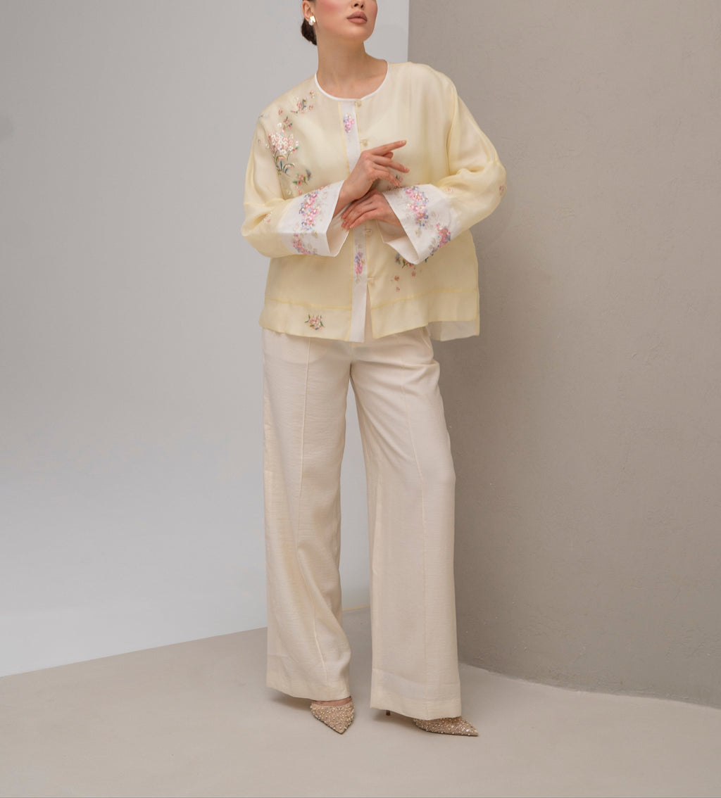 Sunlit Flora Kimono