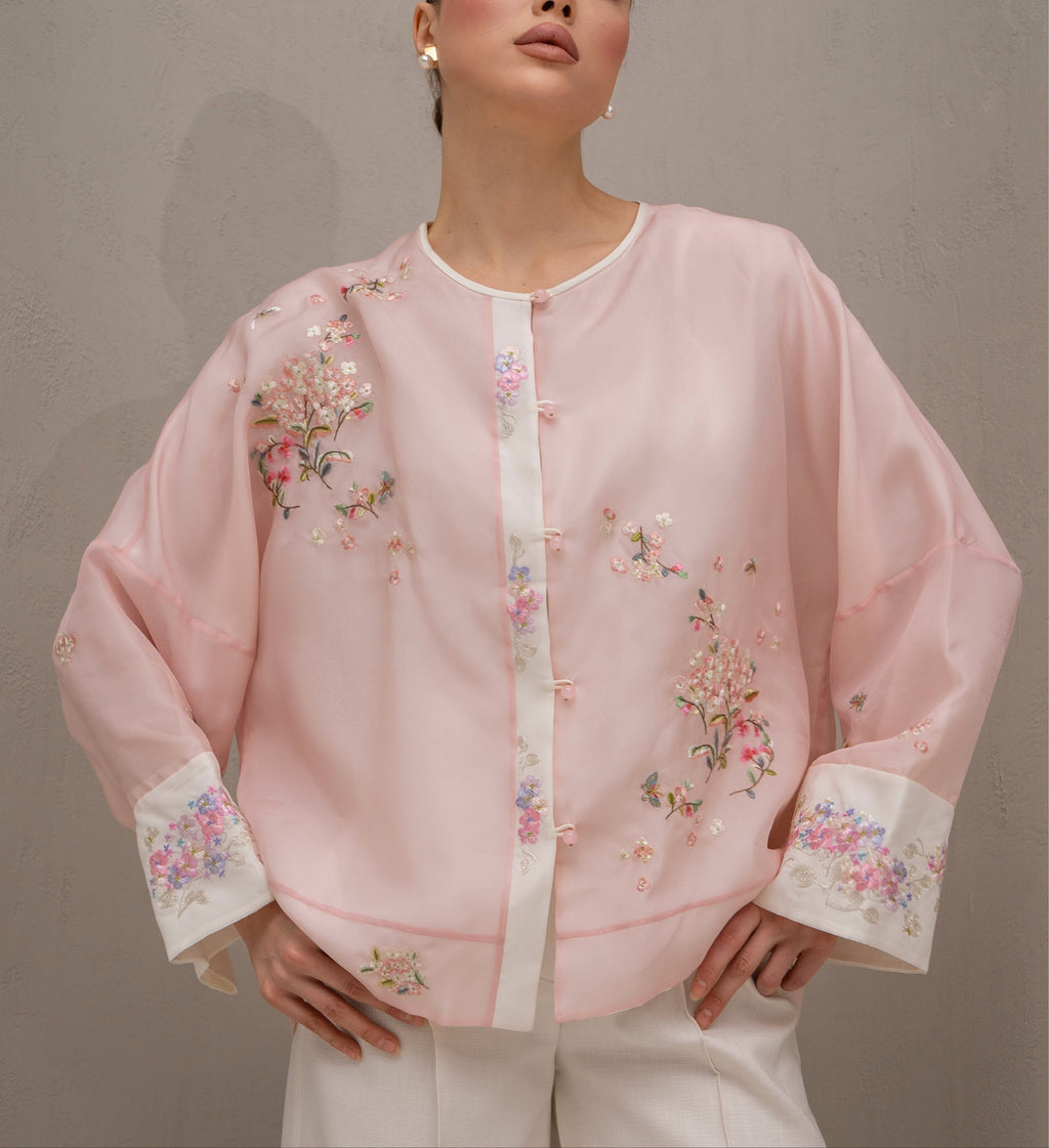 Sunlit Flora Kimono