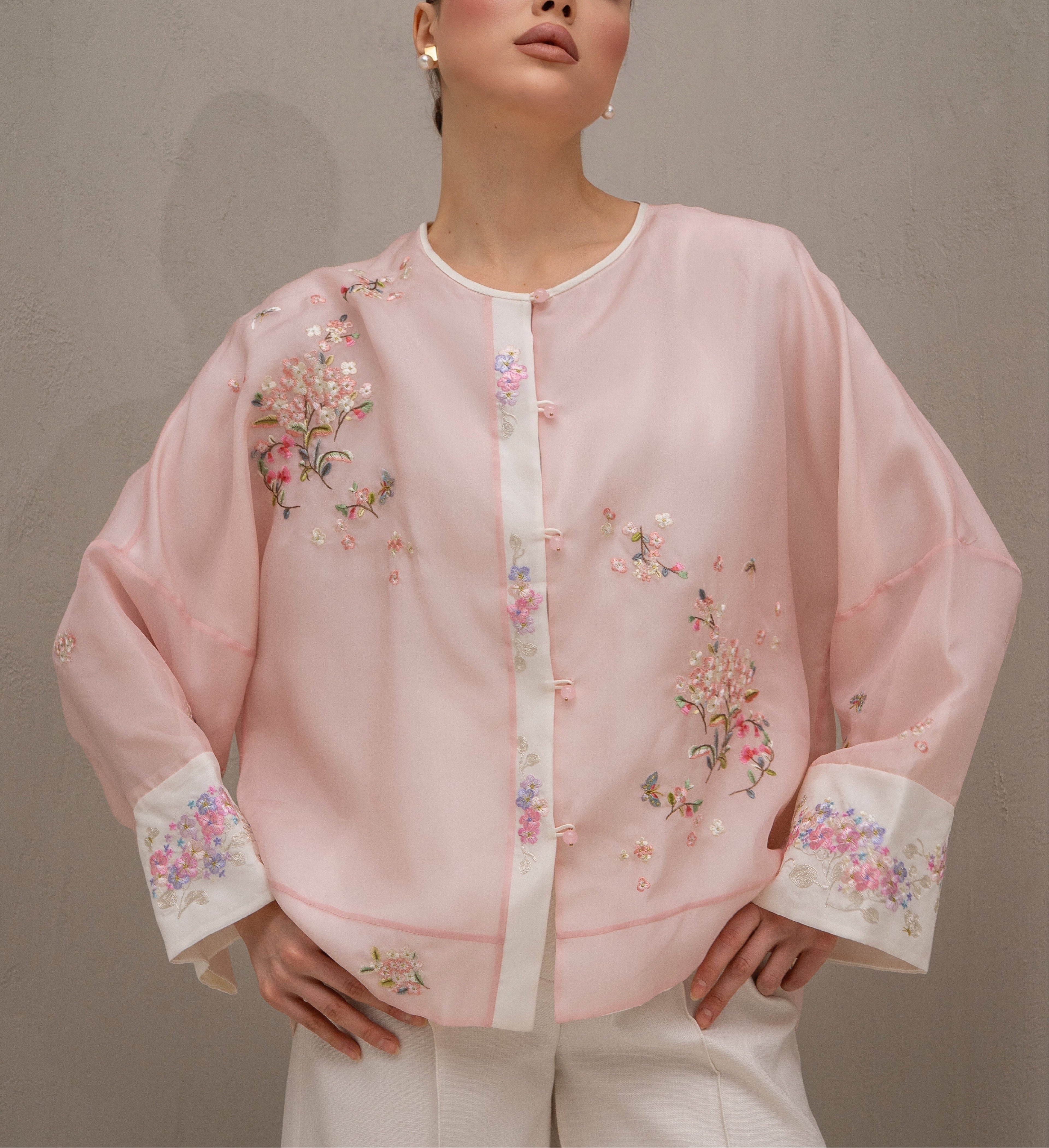 Sunlit Flora Kimono
