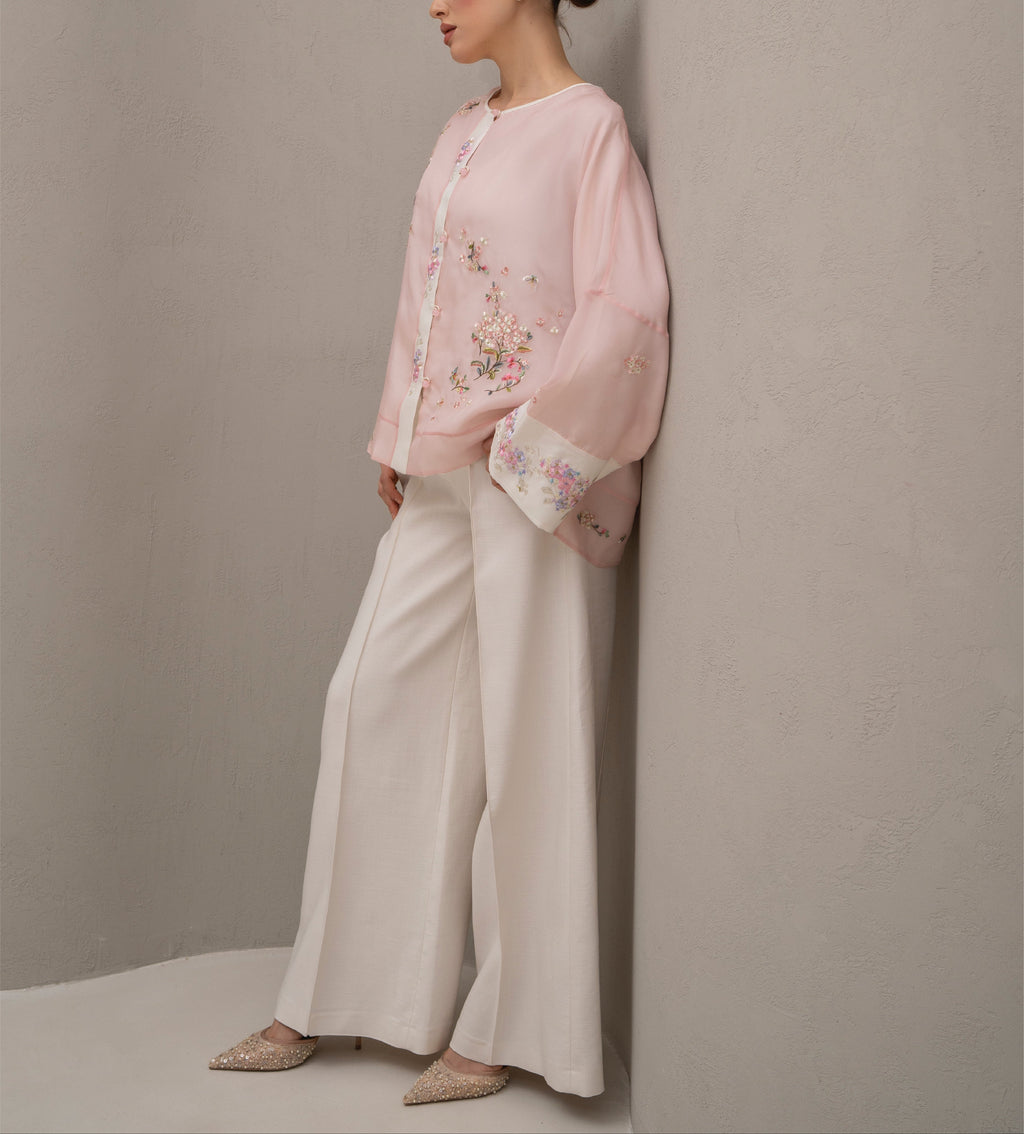 Sunlit Flora Kimono