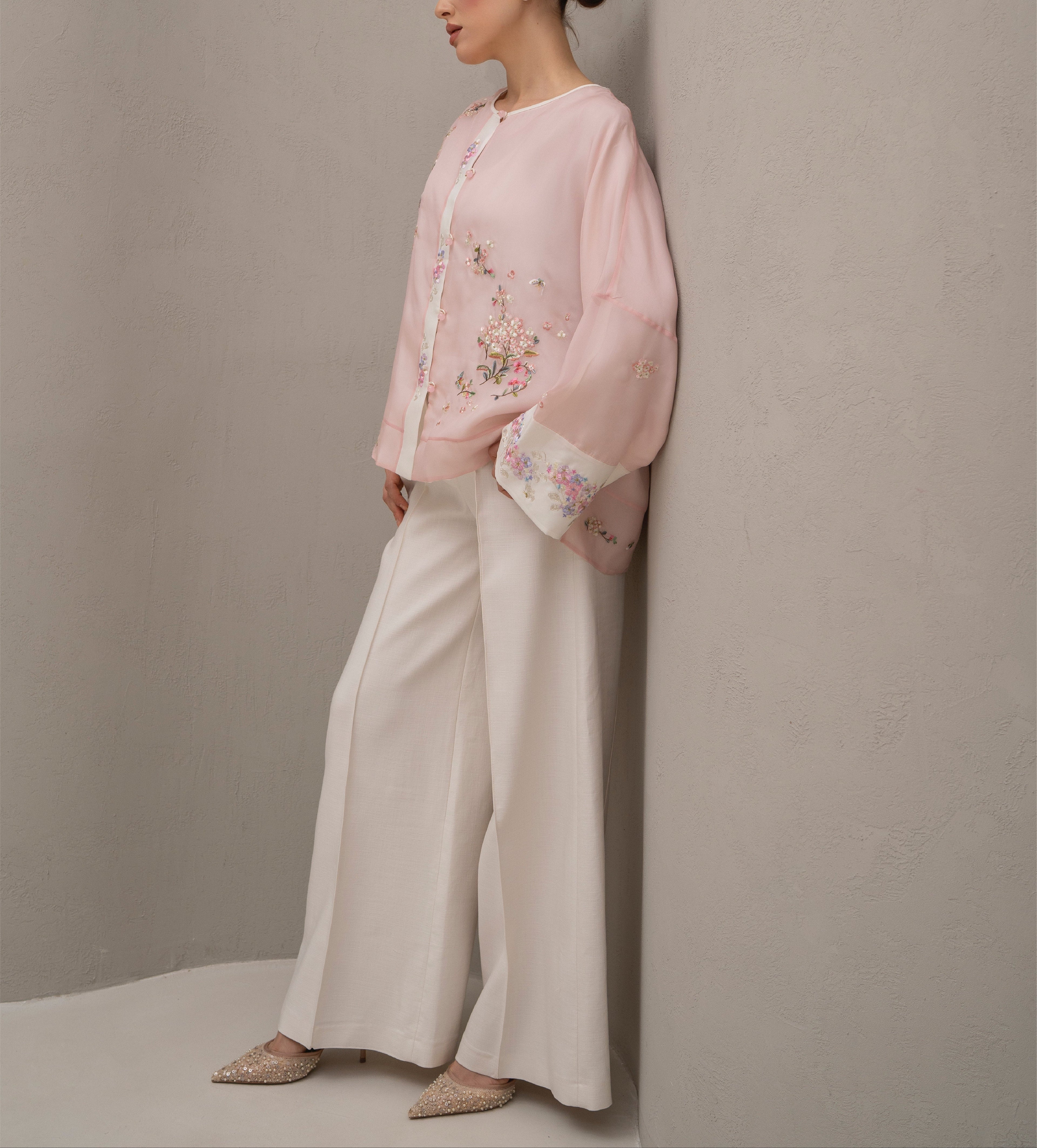 Sunlit Flora Kimono