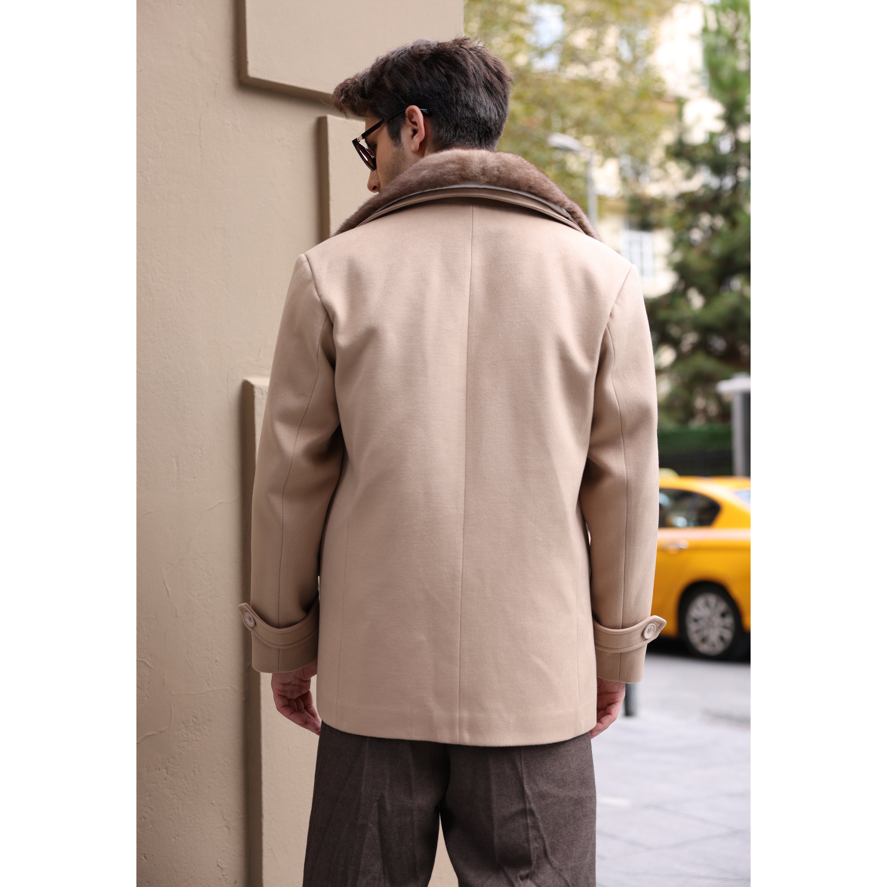 Mink Collar Cashmere