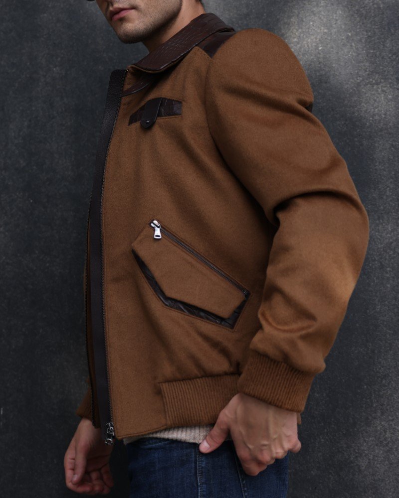 Regal Croc-Trim Cashmere