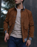 Suede with Mixed-Material Accents