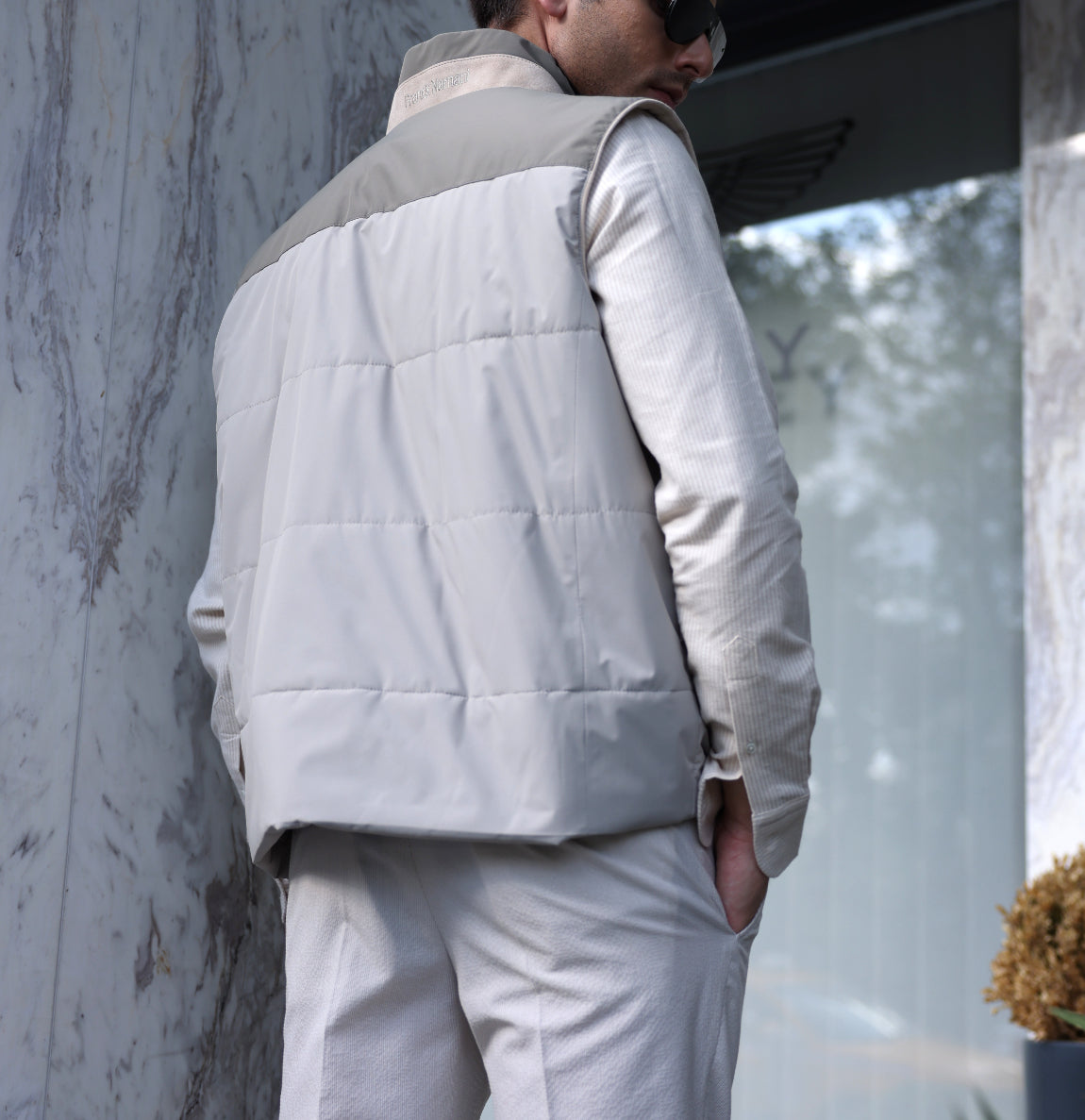 Colorblock Puffer Vest