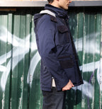 Utility Suede-Trim Field Jacket