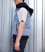 Cielo Fur-Hood Puffer Vest