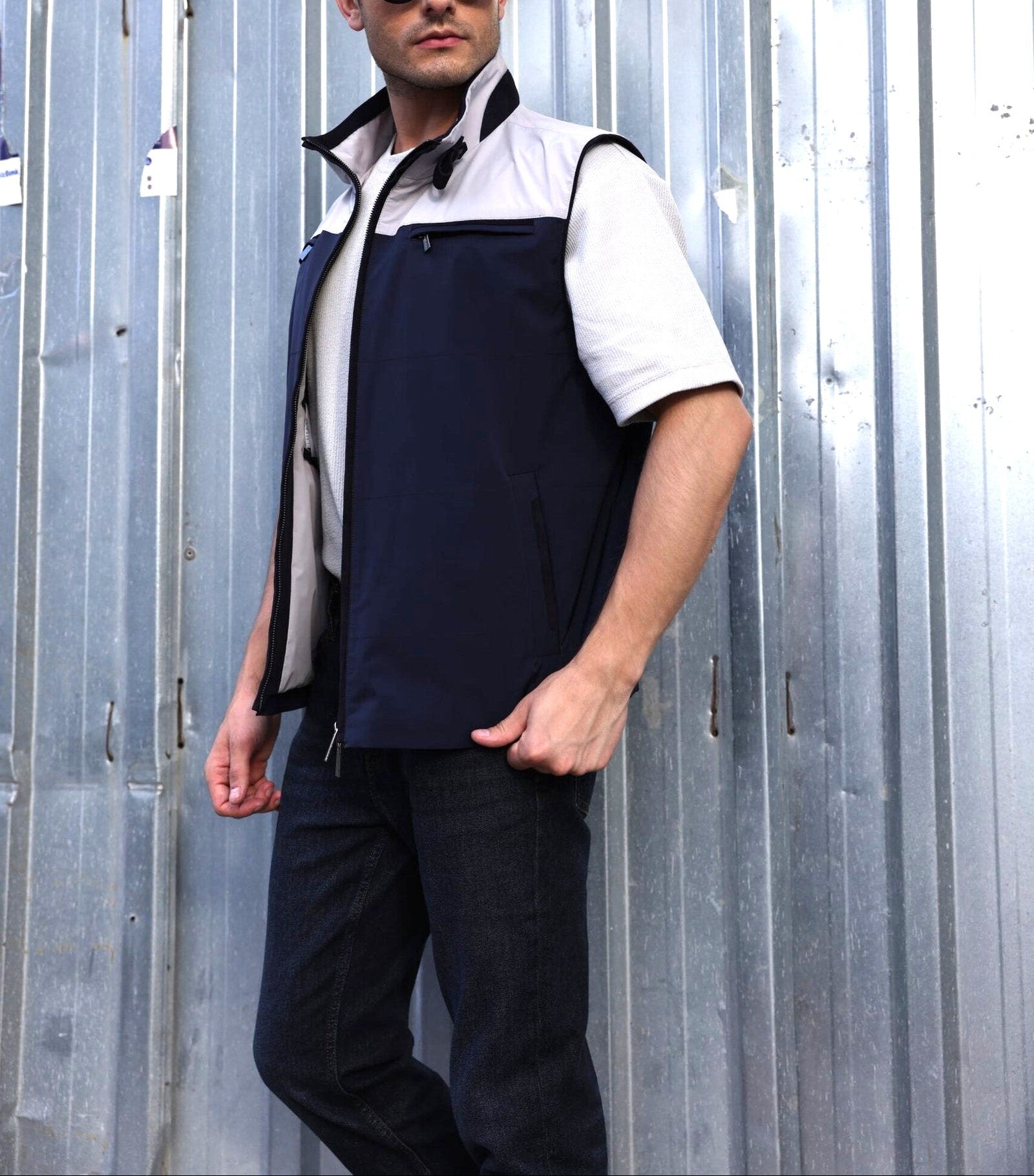 Bicolor Utility Vest