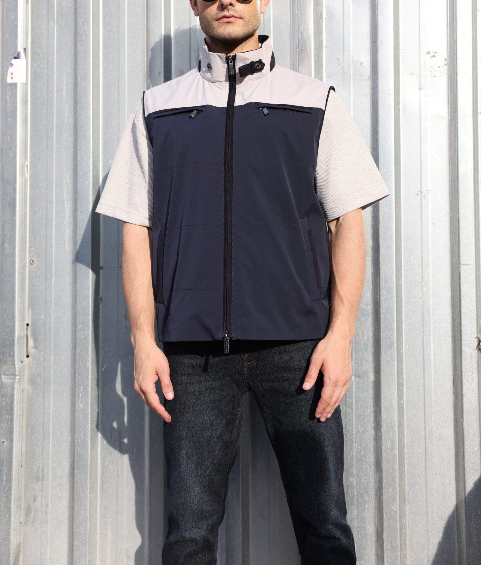 Bicolor Utility Vest