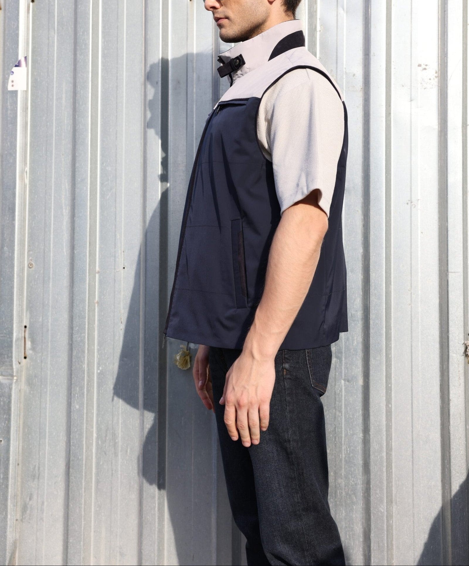 Bicolor Utility Vest