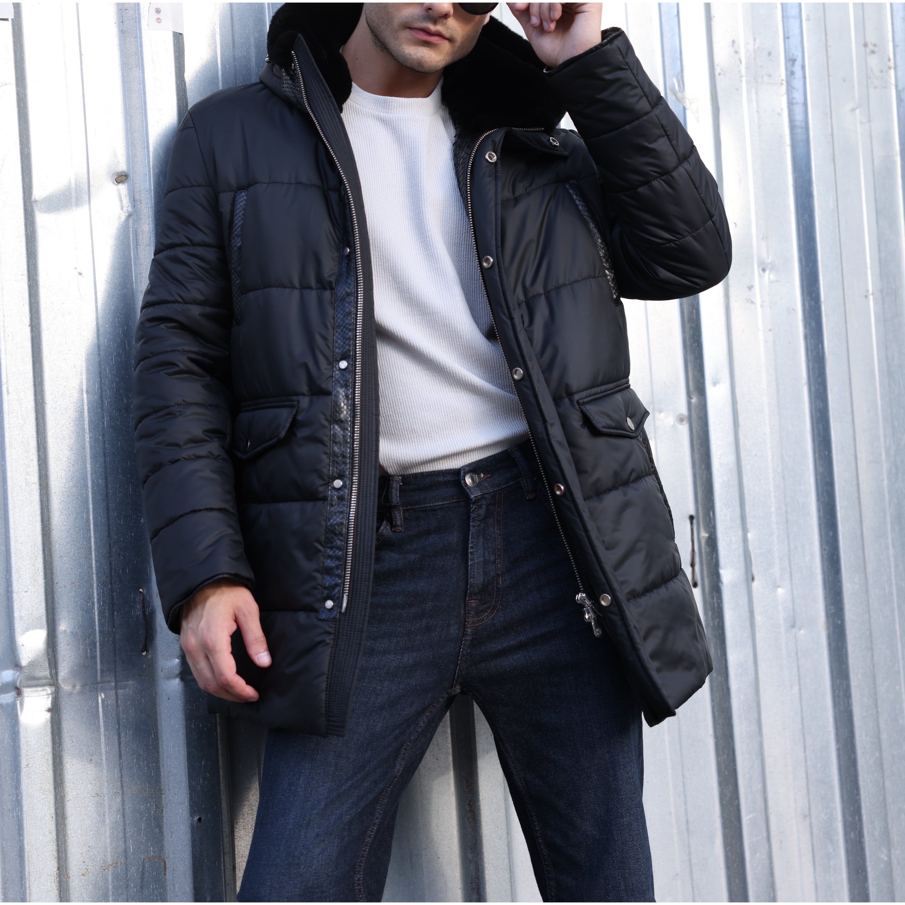 REBEL BLACK PUFF JACKET