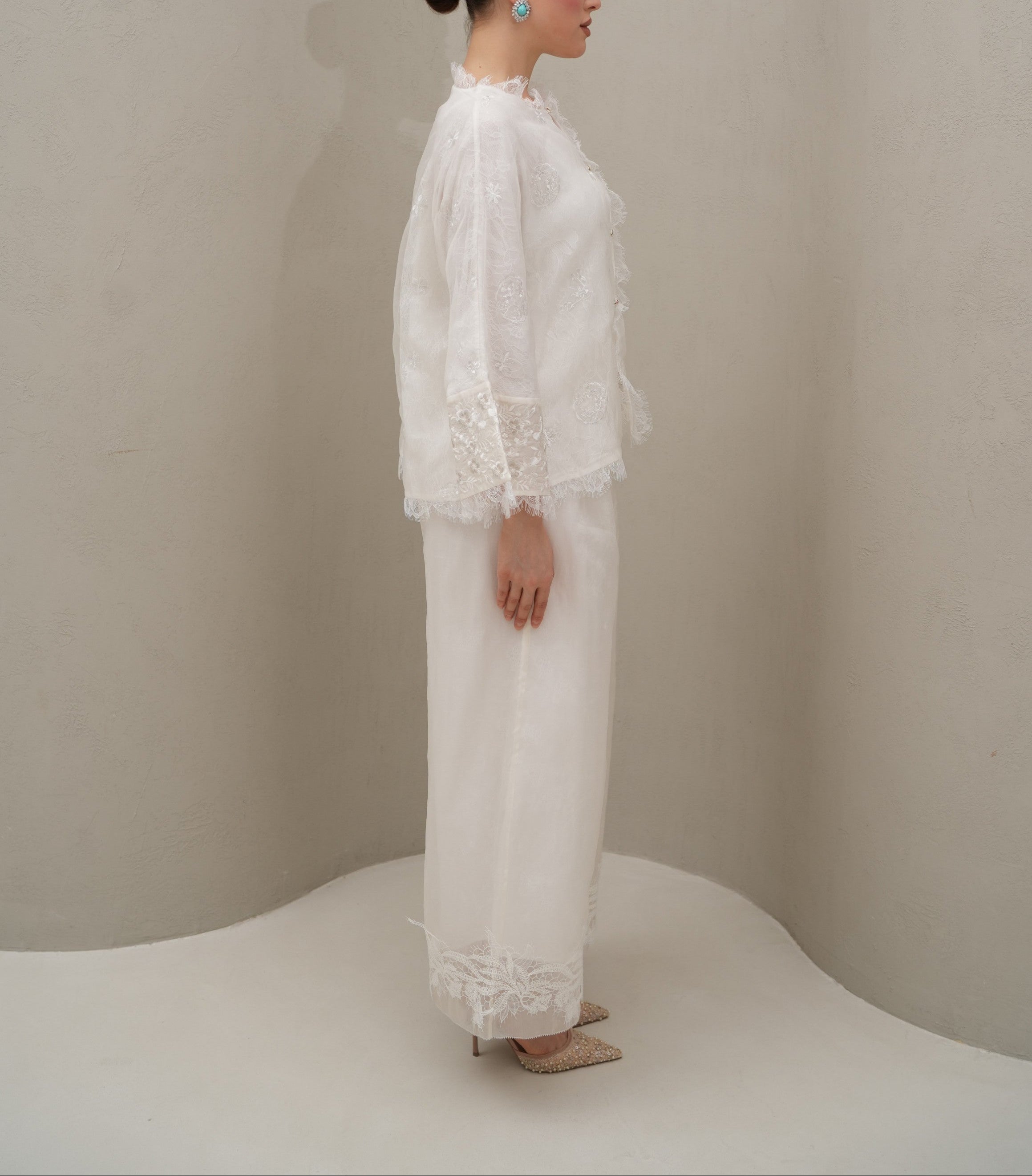 Chantilly Kurung Top