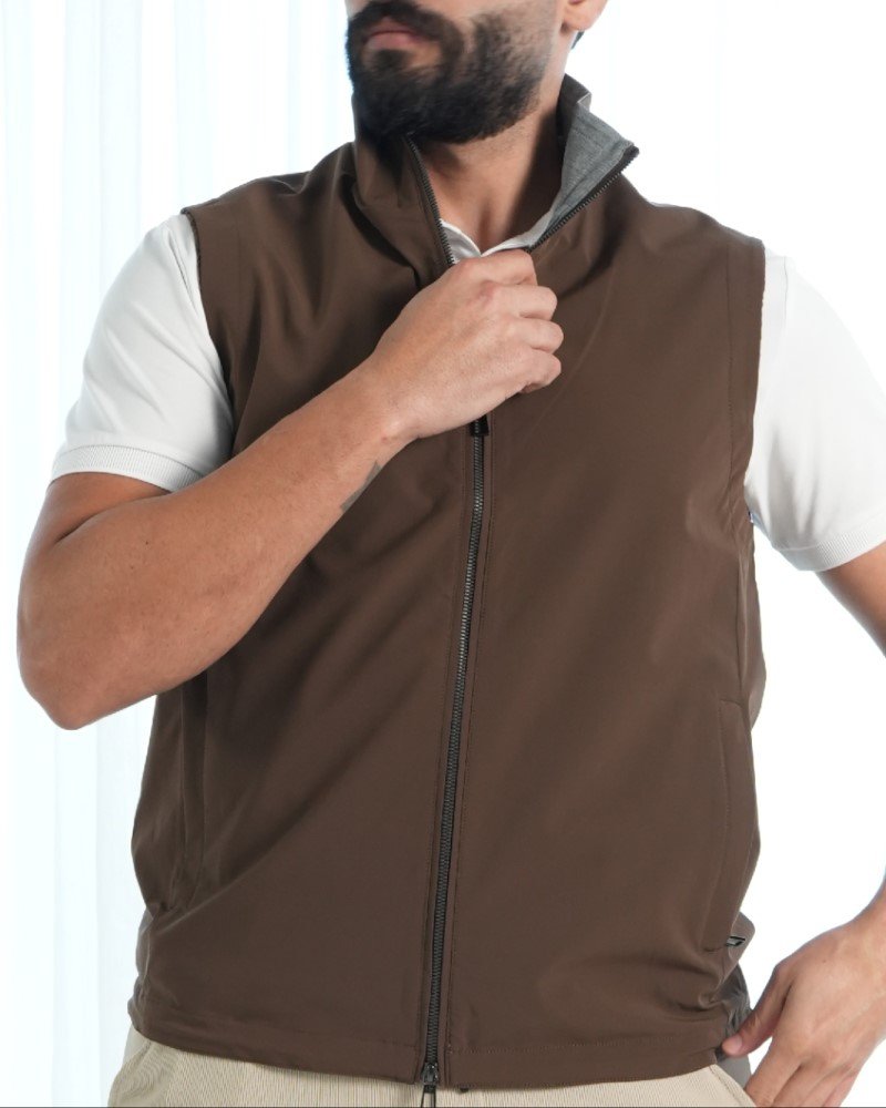 Reversible Bomber Vest