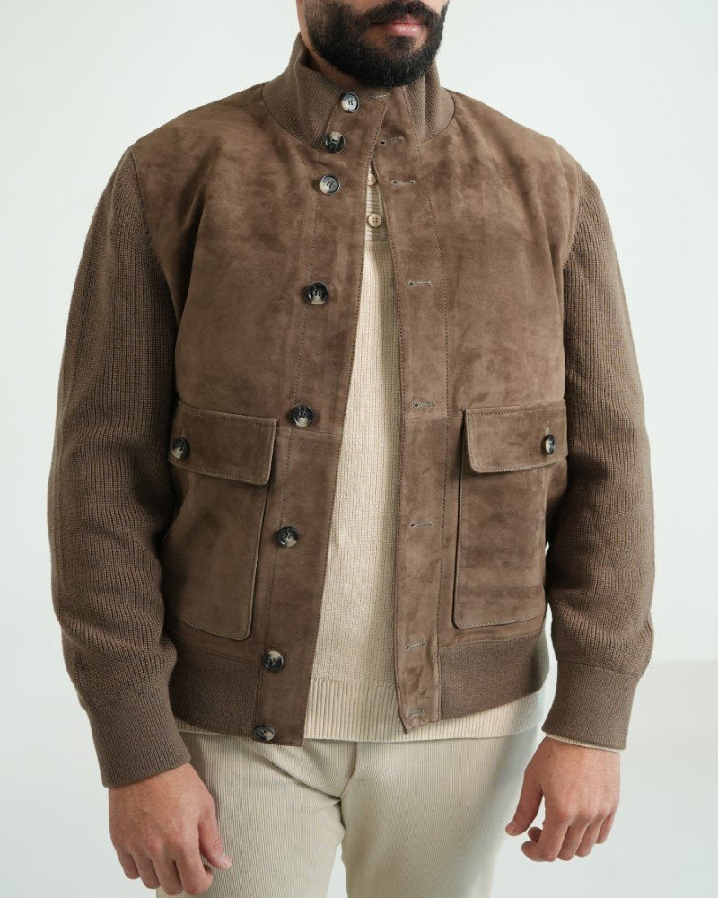 Arbor Suede Knit Jacket