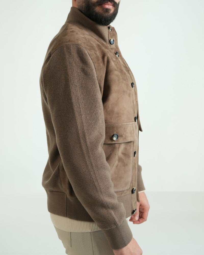 Arbor Suede Knit Jacket