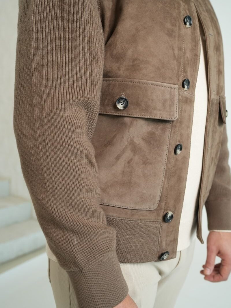 Arbor Suede Knit Jacket