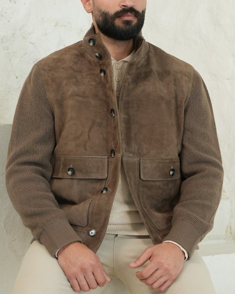 Arbor Suede Knit Jacket