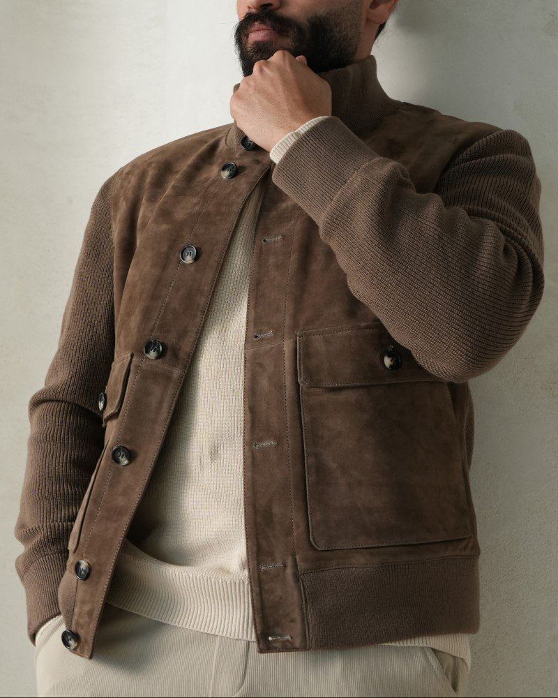 Arbor Suede Knit Jacket