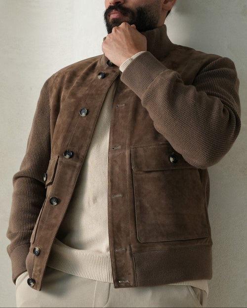 Arbor Suede Knit Jacket