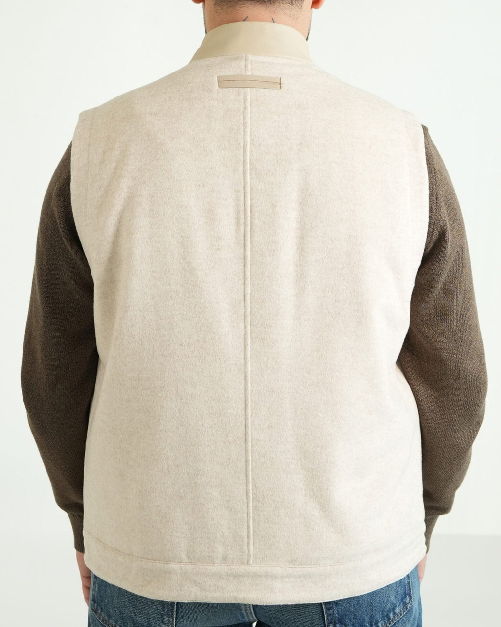 Cashmere  Sand Wool Vest