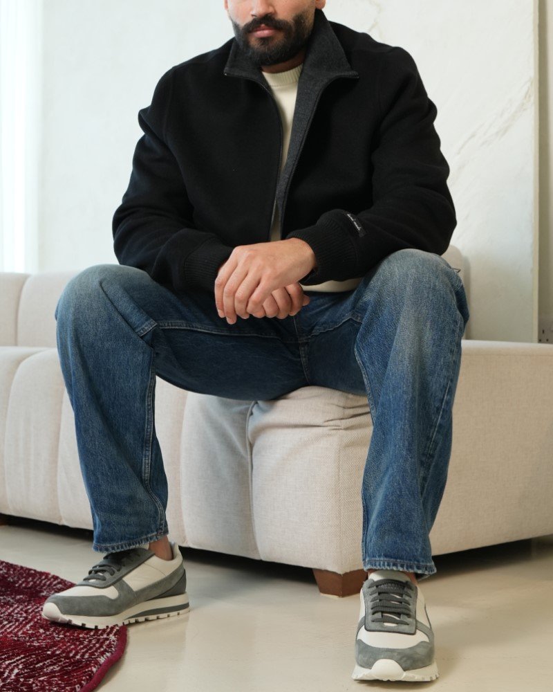 Handmade Cashmere Bomber