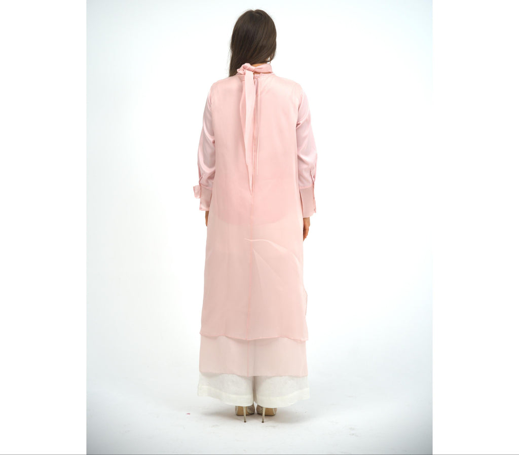 Pink Embroidery Dress