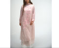 Pink Embroidery Dress