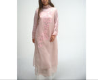 Pink Embroidery Dress