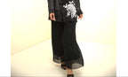 Black Embroidery Cardigan