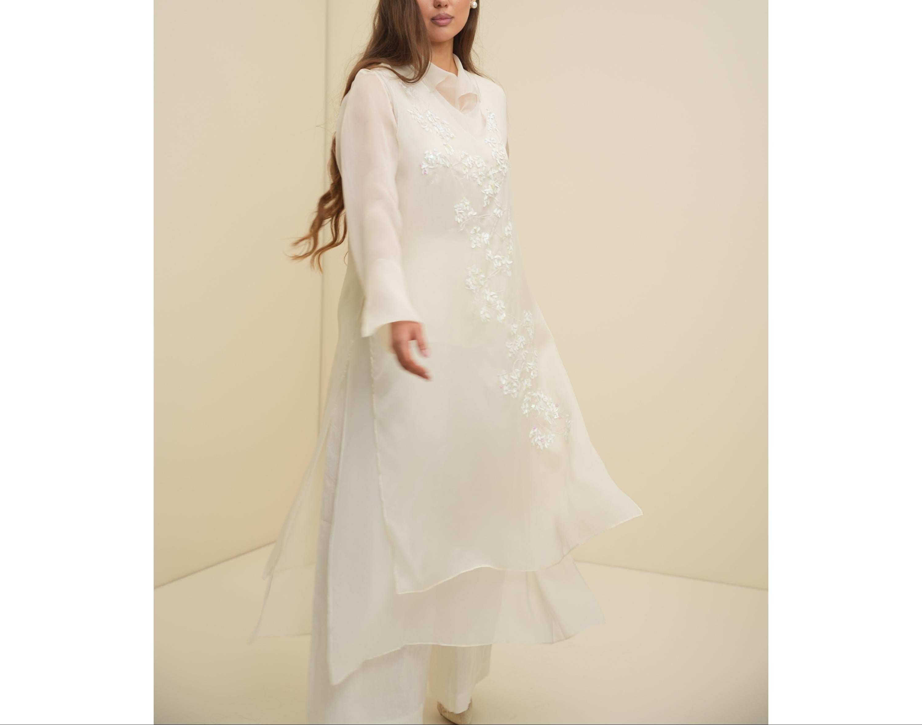 Floral Embroidery Dress