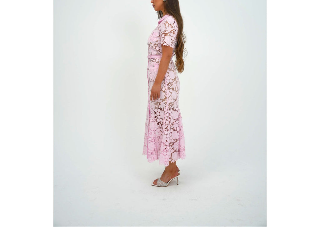 Pink Dantel Dress