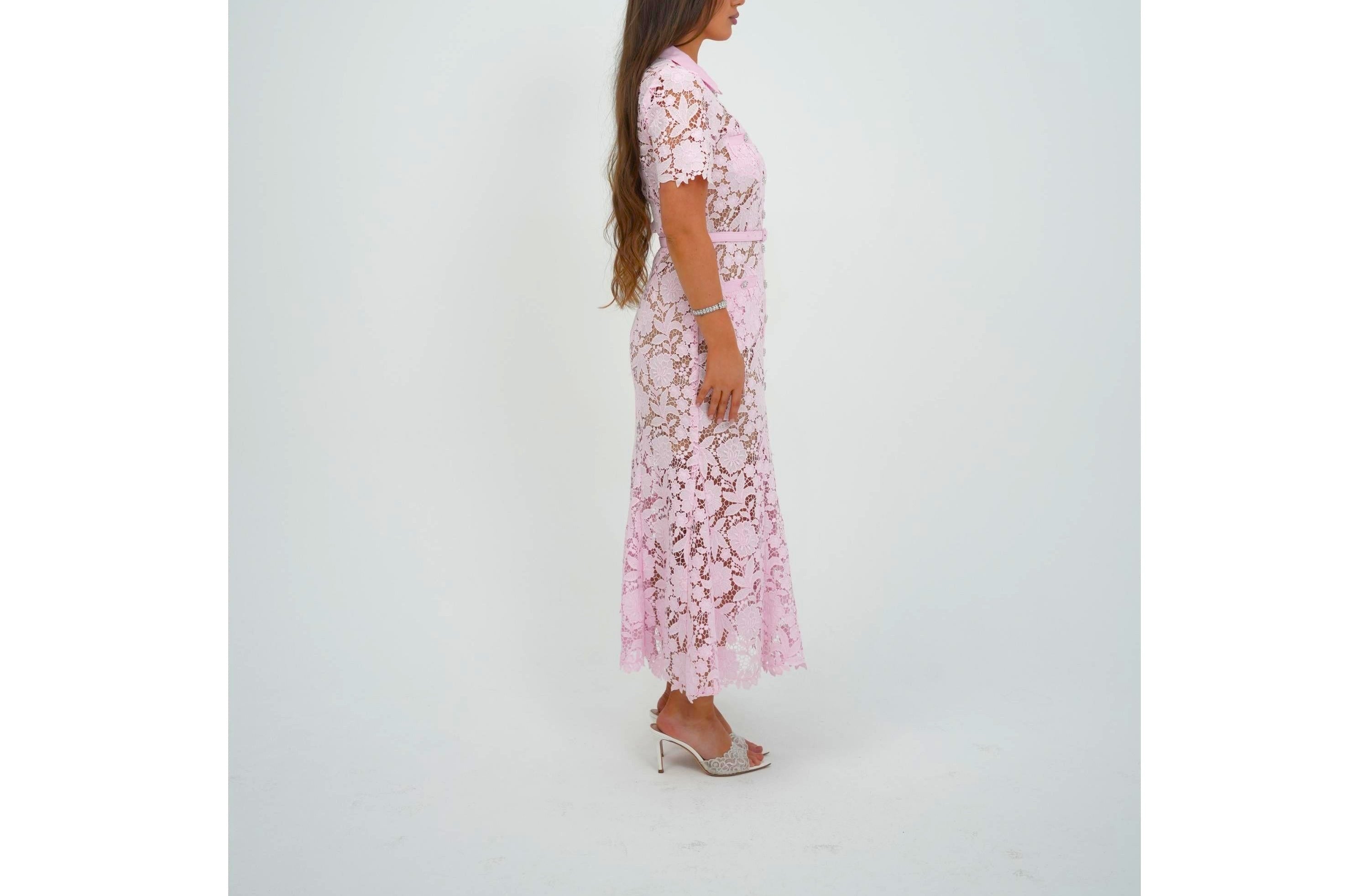 Pink Dantel Dress