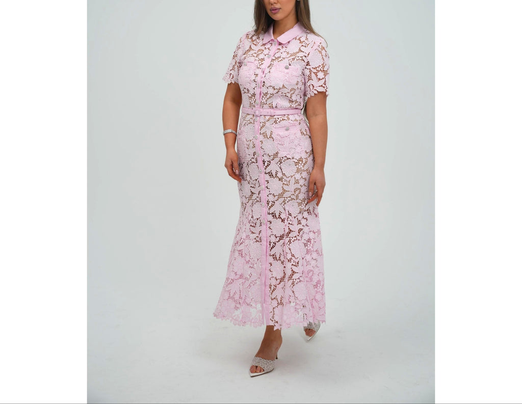 Pink Dantel Dress
