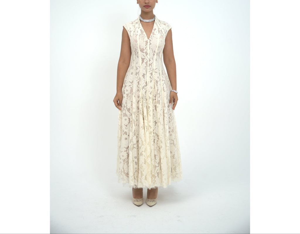 Cream Dress