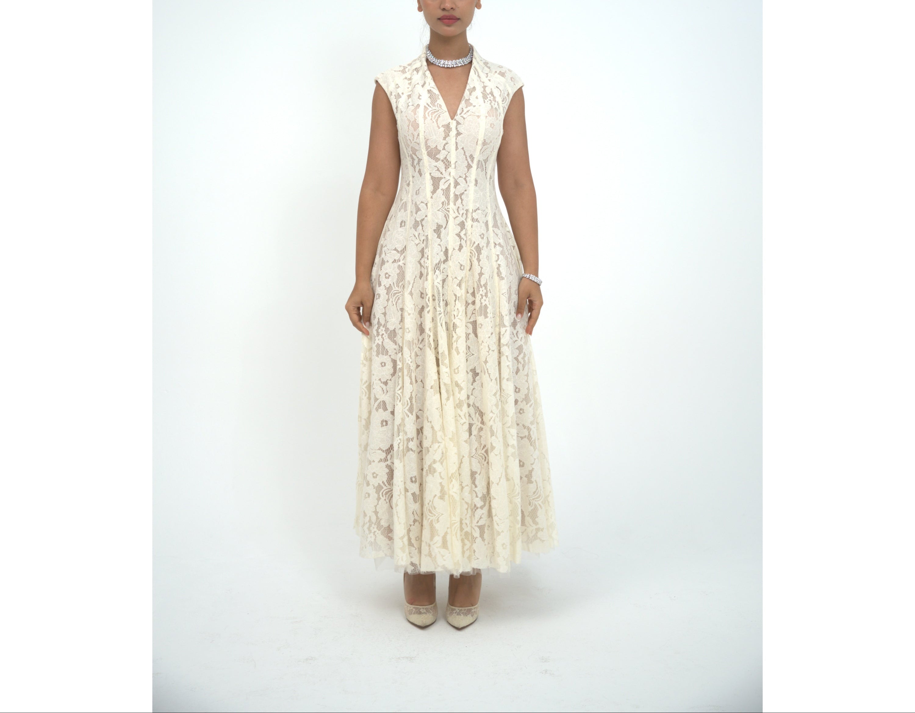 Cream Dress