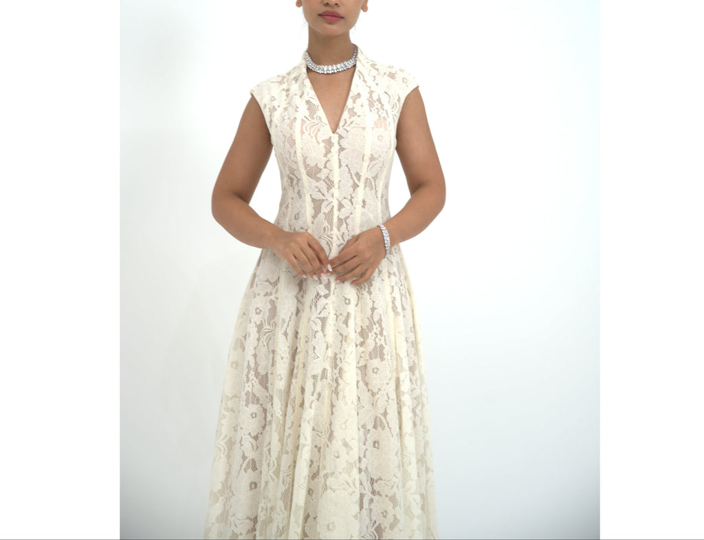 Cream Dress
