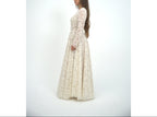 Wool Blend Cream Dress