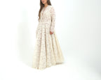 Wool Blend Cream Dress