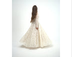Wool Blend Cream Dress