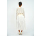 White Fringe Set