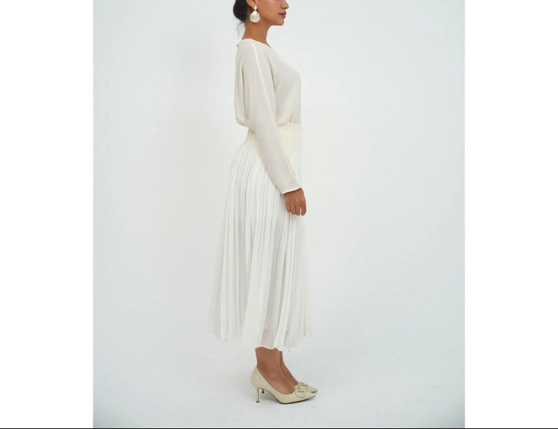White Fringe Set