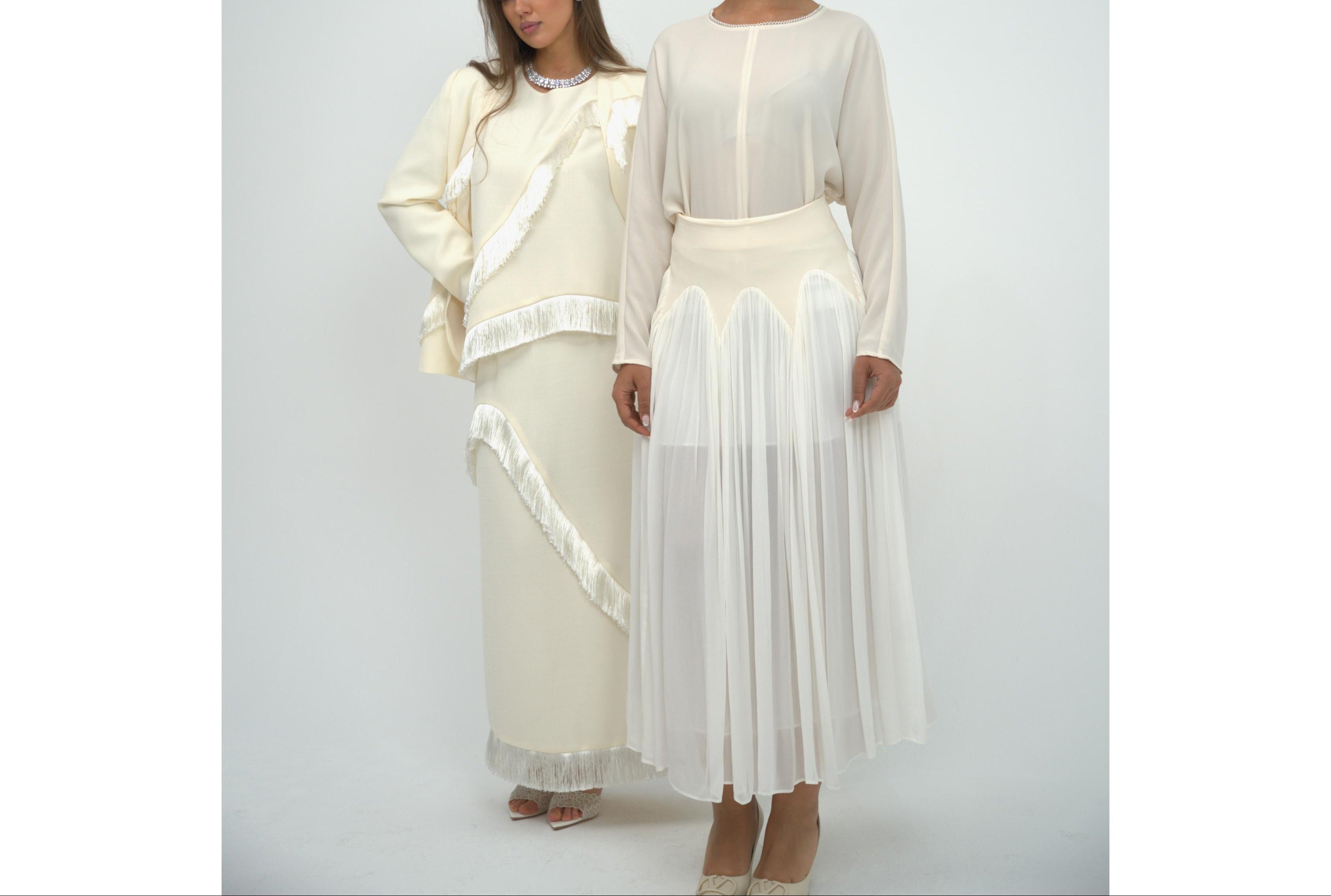Hemline Fringe Set
