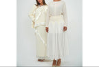 White Fringe Set