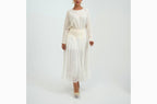 White Fringe Set