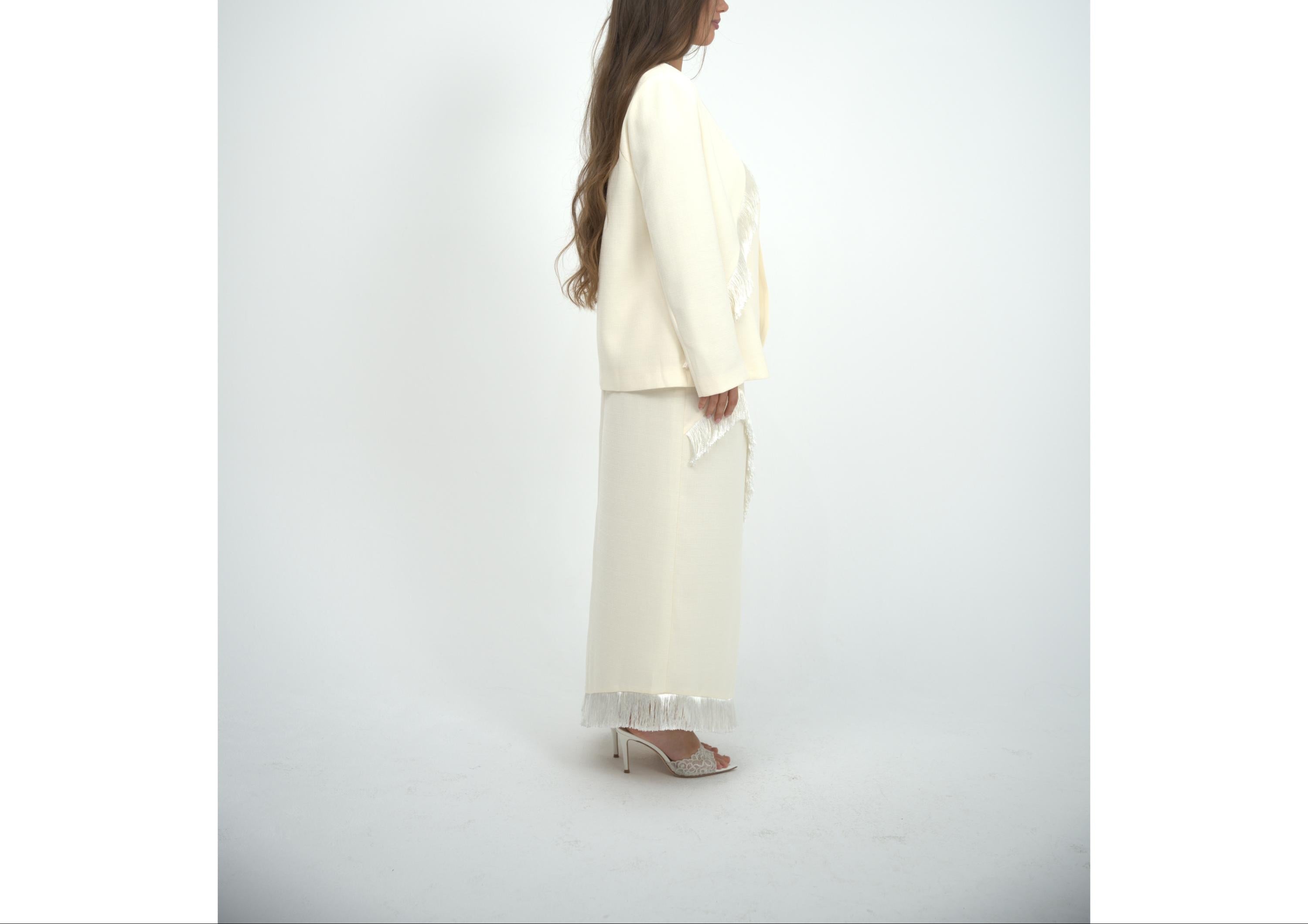 Hemline Fringe Set