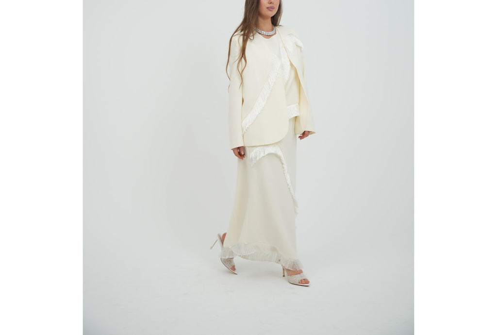 Hemline Fringe Set